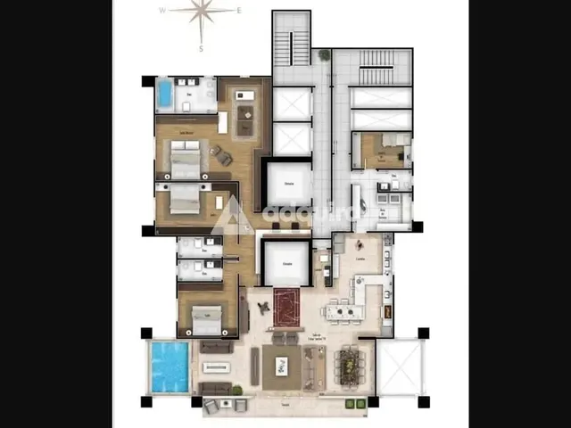 Imagem 14: Apartamento À Venda, Oficinas, Ponta Grossa, Pr