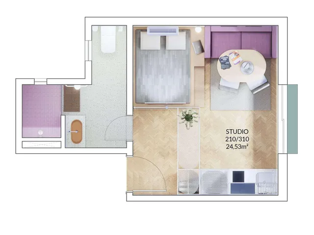 Imagem 6: Imperdível! Apartamento à venda em Curitiba-PR, no bairro Alto da XV, 1 quarto, 1