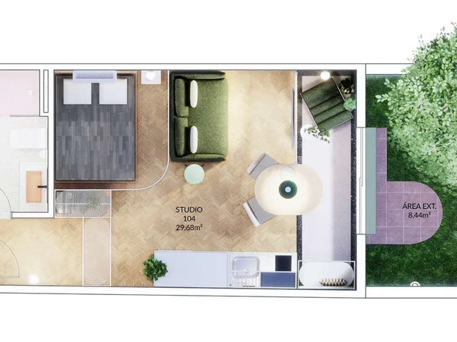 Imagem 14: Imperdível! Apartamento à venda em Curitiba-PR, no bairro Alto da XV, 1 quarto, 1