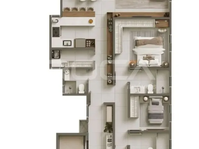 Imagem 9: Apartamento Padrão À Venda no Centro de São Carlos - 3 Dormitórios, Suíte e 2 Vagas!