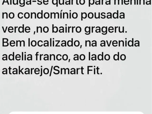 Imagem: Alugo Quarto Somente para Meninas