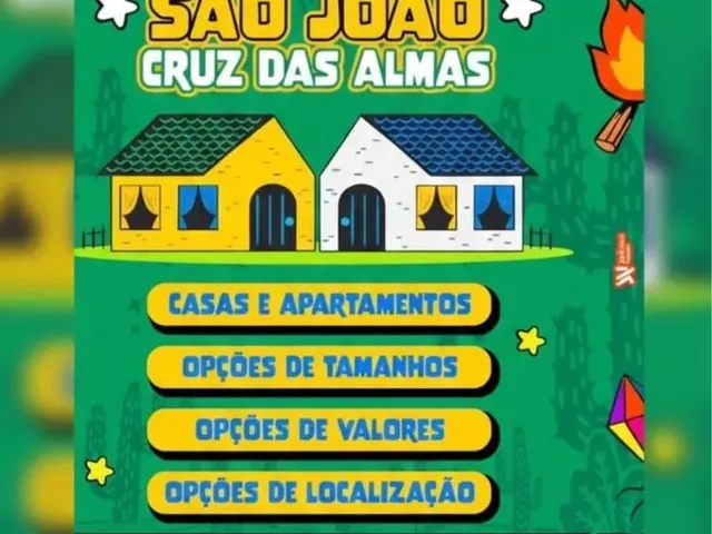 Imagem: Alugo Casas e Apartamentos para o São João