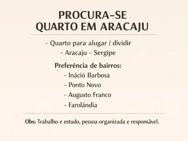 Imagem: Aluguel de Quarto