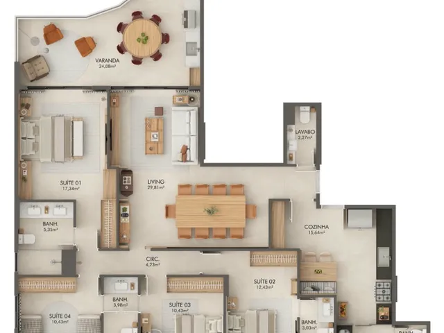 Imagem 5: Casa Ilzze Apartamento com 4 dormitórios