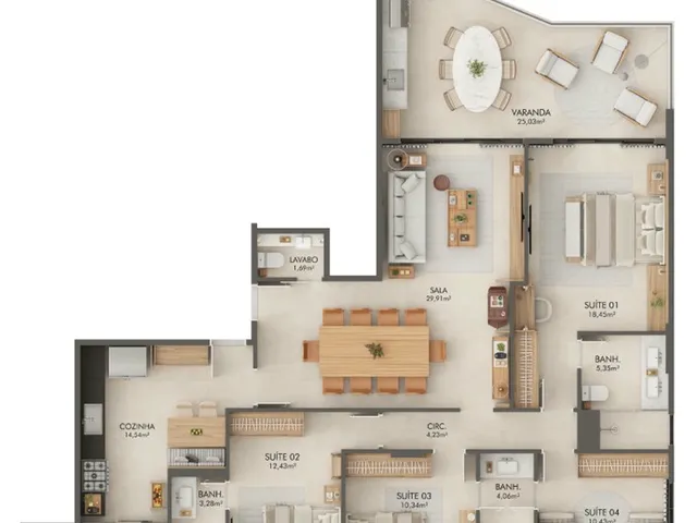 Imagem 6: Casa Ilzze Apartamento com 4 dormitórios