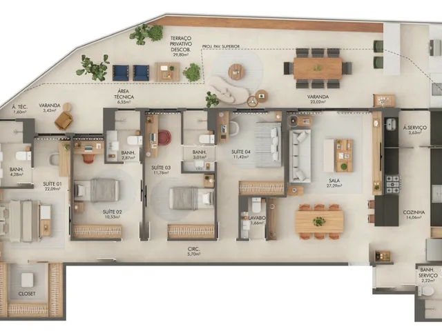Imagem 9: Casa Ilzze Apartamento com 4 dormitórios