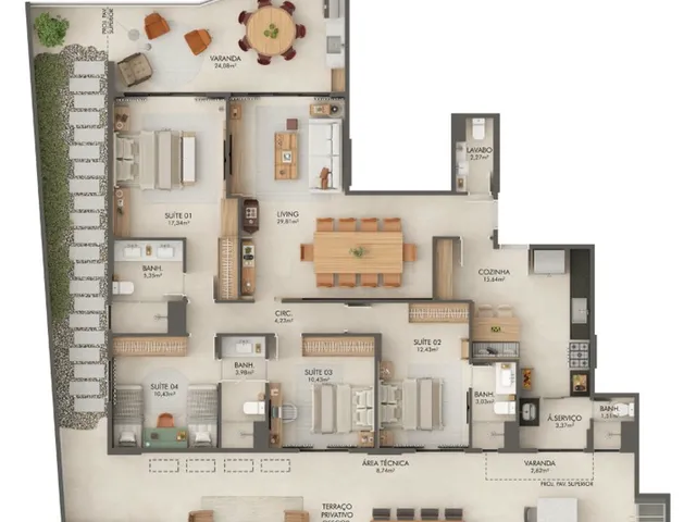 Imagem 11: Casa Ilzze Apartamento com 4 dormitórios
