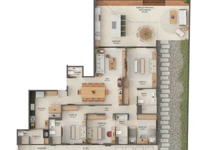 Imagem 13: Casa Ilzze Apartamento com 4 dormitórios