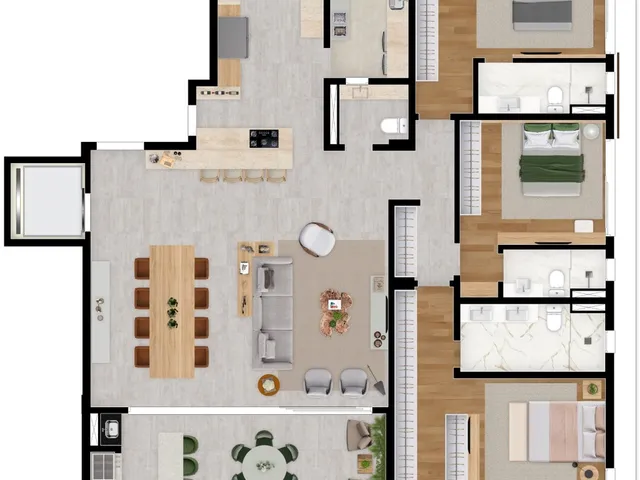 Imagem 13: Amáz Apartamento com 3 dormitórios