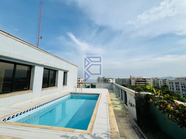 Imagem 6: Imperdível cobertura de luxo com 4 quartos, vista Mar e Lagoa na Barra da Tijuca, Rio de