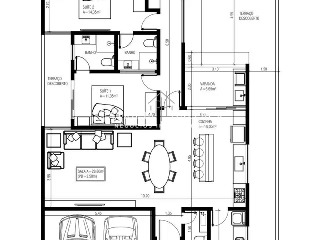 Imagem 9: Casa linear no Condomínio Estrela Alta