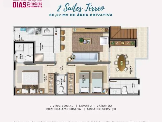 Imagem 11: Vendo em super oportunidade Apartamento superior com varanda , sala ,2 Suítes, lavabo