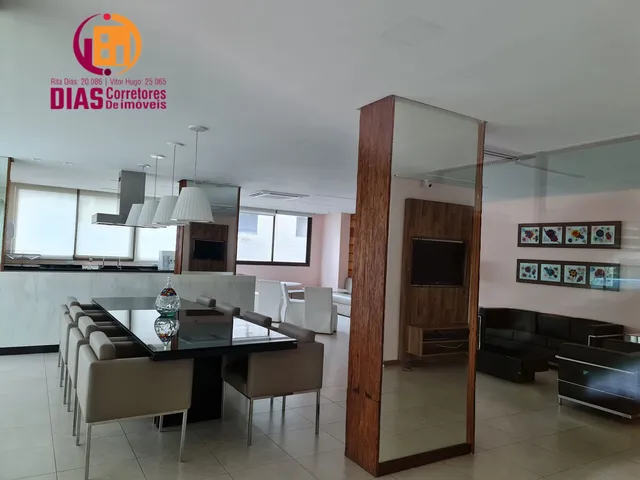 Imagem 5: Apartamento Alto Padrão para Locação com 3 Suítes Completamente Mobiliado e Decorado