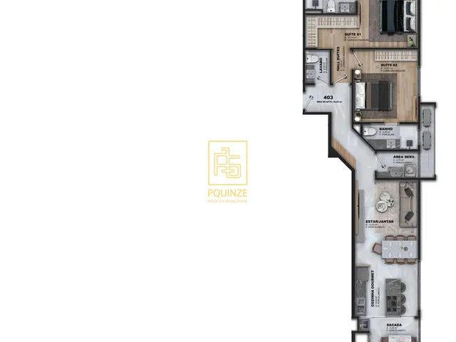 Imagem 5: Apartamentos com 2 ou 3 suítes no Itacolomi