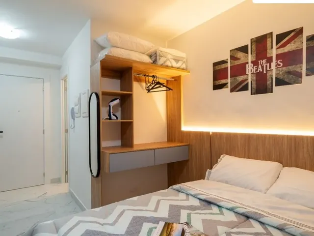 Imagem: Studio Mobiliado no Novo Mundo com Piscina