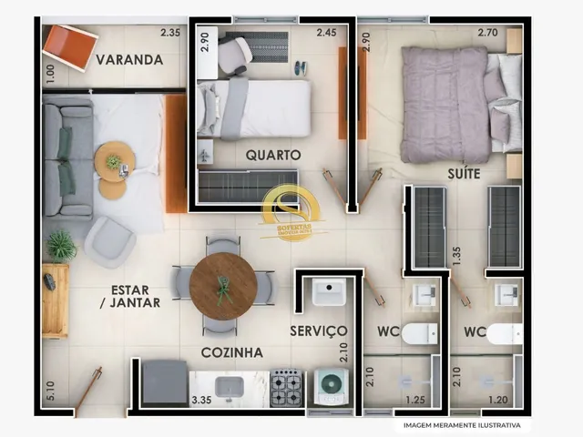 Imagem 4: Apartamento Padrão - Residencial Menton