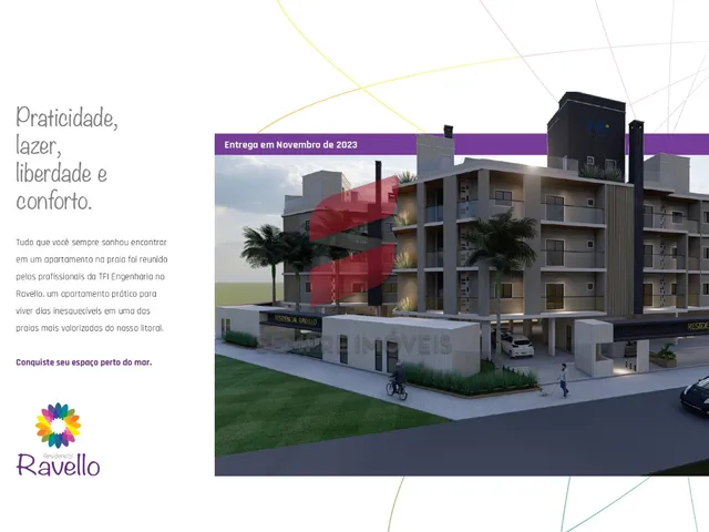 Imagem: O apartamento possui 2 Dormitórios, 1 Suíte, 3 Banheiros,