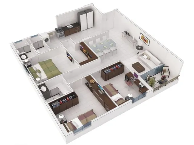 Imagem 4: Edf. Angel Casa com 3 dormitórios