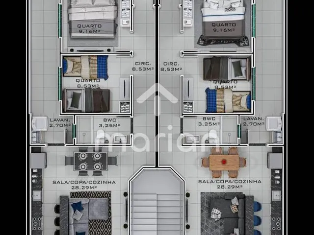 Imagem 10: Apartamento com 2 quartos, Itacolomi - Balneário Piçarras