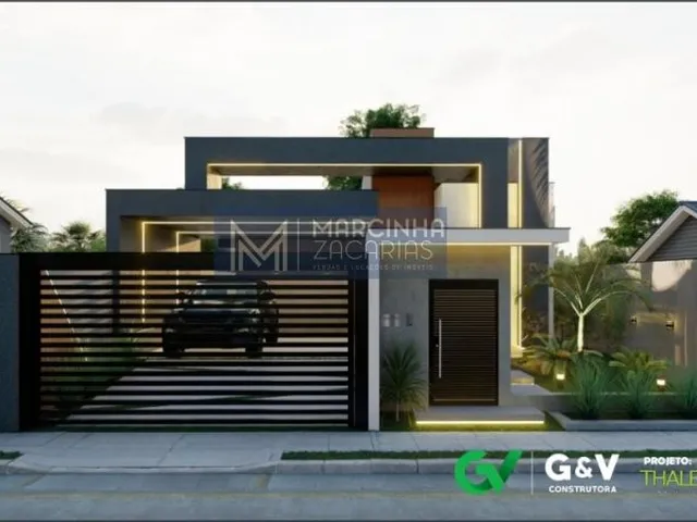 Imagem: Linda Casa Ampla e Moderna em Construção