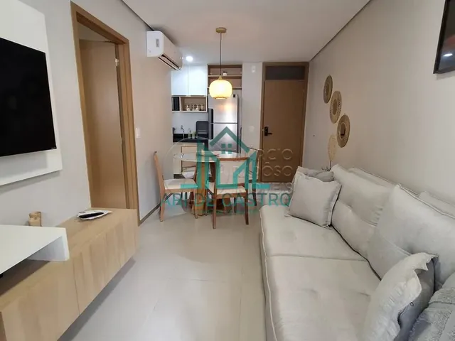 Imagem 8: Apartamento Quarto e Sala Mobiliado, Novo, 41m², Varanda, 1 Vaga, Varanda à venda na