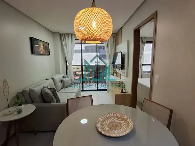 Imagem 10: Apartamento Quarto e Sala Mobiliado, Novo, 41m², Varanda, 1 Vaga, Varanda à venda na