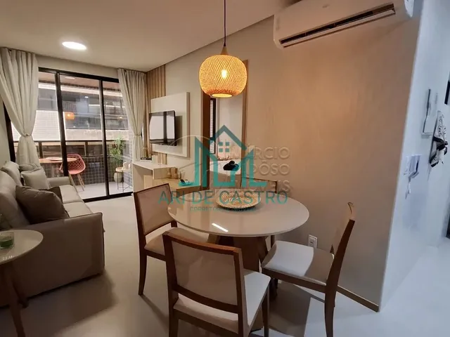 Imagem 13: Apartamento Quarto e Sala Mobiliado, Novo, 41m², Varanda, 1 Vaga, Varanda à venda na