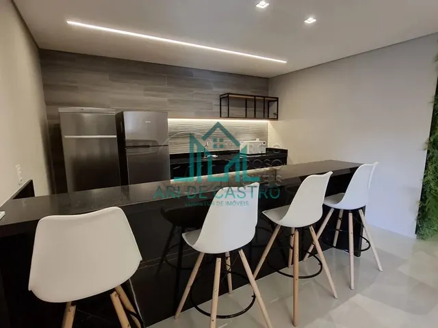 Imagem 5: Apartamento Quarto e Sala Mobiliado, Novo, 41m², Varanda, 1 Vaga, Varanda à venda na