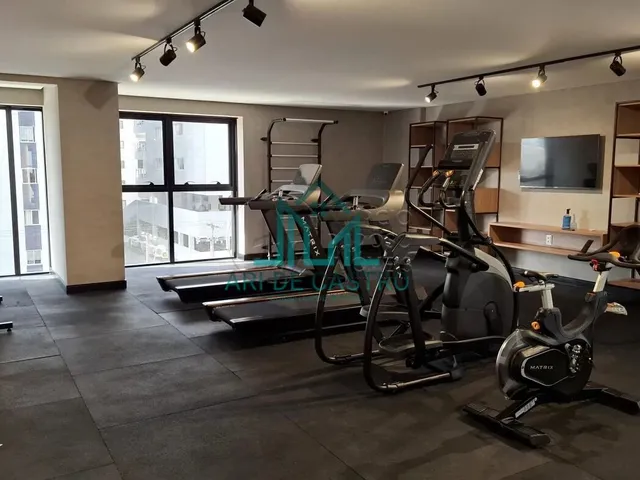 Imagem 15: Apartamento Quarto e Sala Mobiliado, Novo, 41m², Varanda, 1 Vaga, Varanda à venda na