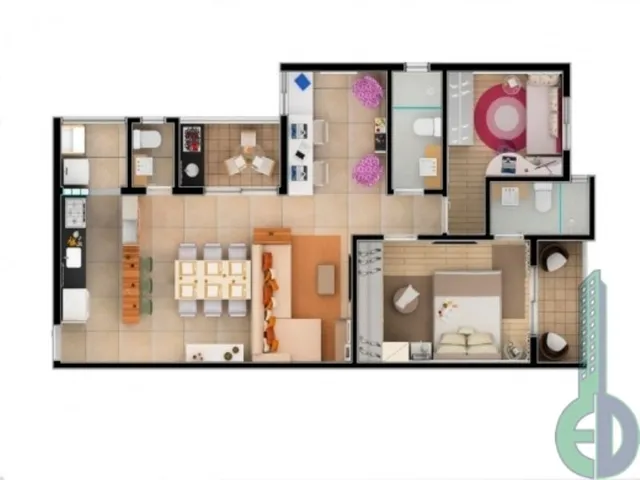 Imagem 14: Apartamento à venda em Santo André-SP, Vila Floresta - 3 quartos, 1...