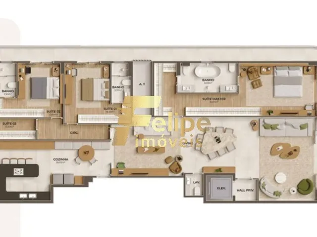 Imagem 10: MAIS NOVO EMPREENDIMENTO IMOBILIÁRIO SURGINDO, APARTAMENTO COM 04 SUÍTES, LAZER
