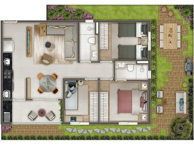 Imagem 9: In Suzano Apartamento com 3 dormitórios