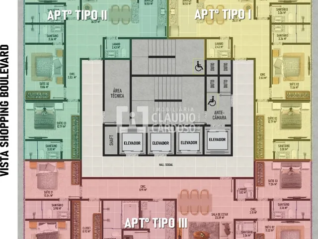 Imagem 11: Apartamentos à venda de 03 quartos, 02 suítes, 03 suítes e 04 suítes, lojas e salas