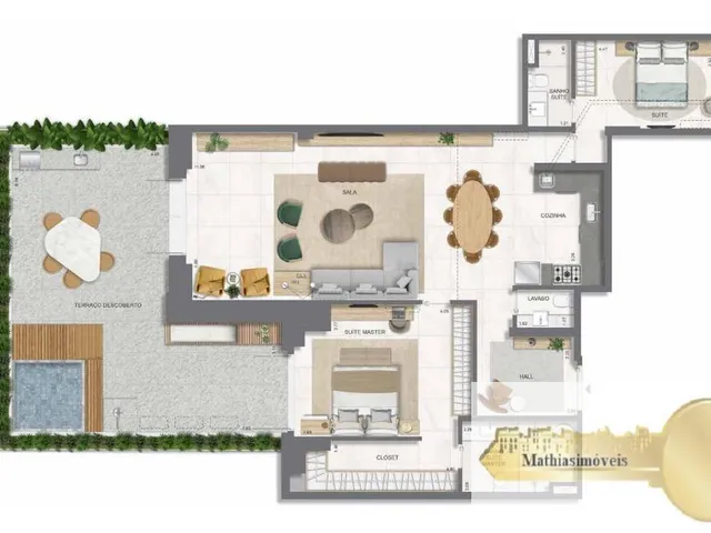 Imagem 1: VENDA DIRETA - ÚNICO APARTAMENTO TIPO GARDEN DISPONÍVEL(ANTIGO HOTEL GLÓRIA) - 194M2