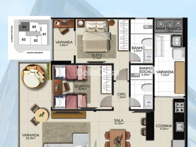 Imagem 6: Pré Lançamento - Mântua Residencial em Peracanga Guarapari: Apartamentos de 2 e 3