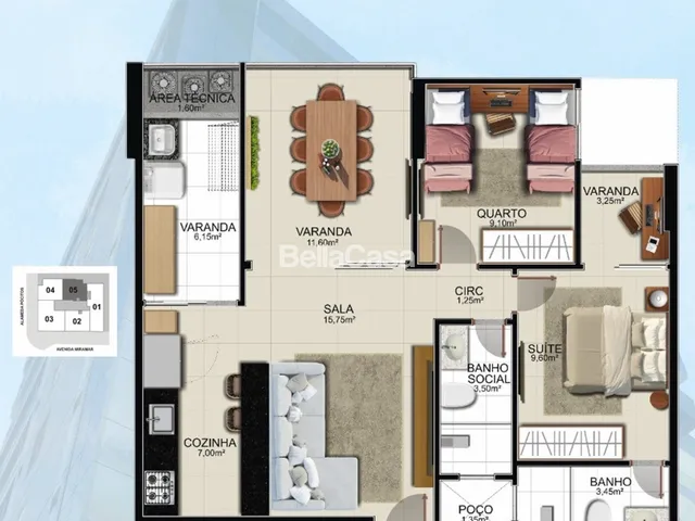 Imagem 7: Pré Lançamento - Mântua Residencial em Peracanga Guarapari: Apartamentos de 2 e 3