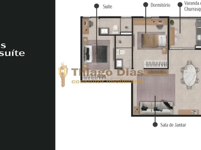 Imagem 16: Apartamento em pré-lançamento à venda (entrada: R$ 64.760,90 + parcelas) em ótima