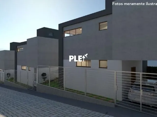 Imagem: Casas duplex em construção no Maria Cândida