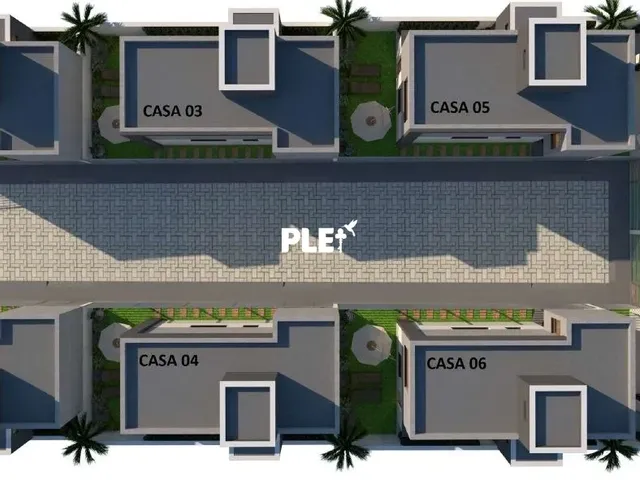Imagem 8: Casas duplex em construção no Maria Cândida em Pedro Leopoldo