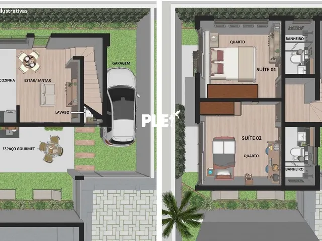 Imagem 9: Casas duplex em construção no Maria Cândida em Pedro Leopoldo