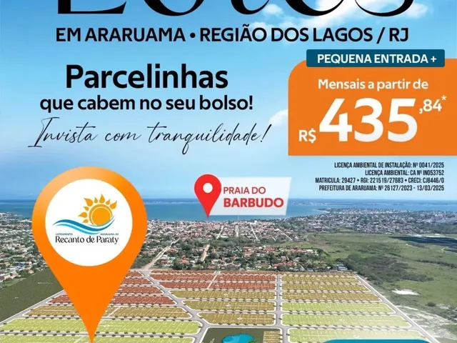 Imagem: O terreno possui 225m² de Área e está localizado em