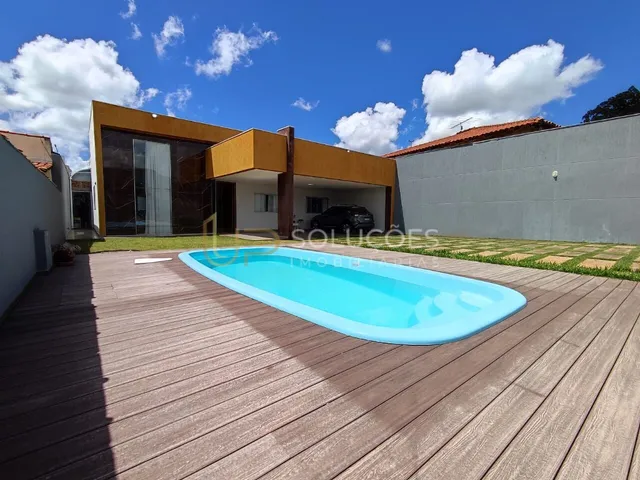 Imagem 4: Casa 3 Quartos (Suíte c/ Closet), Piscina + Cozinha c/ Armários | ESCRITURADA