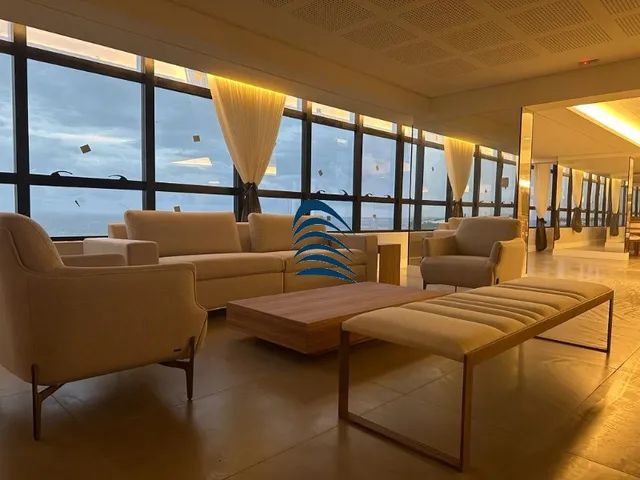 Imagem 2: Premium Stella Maris Studio 26m2 1 vaga Alto Vista mar Decorado e mobiliado Porteira