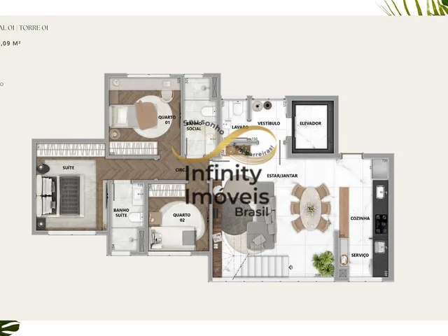 Imagem 6: Apartamento à venda no bairro Vale do Sereno - Nova Lima/MG