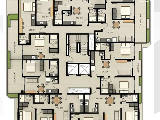 Imagem 2: Flat à venda, no Velaris em João Pessoa, Bessa, com 1 quarto, 23,66m²