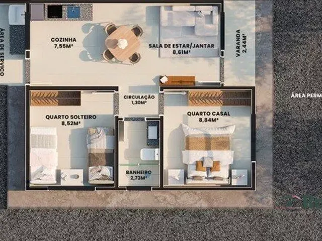 Imagem 3: Casa em condomínio para venda, 2 quarto(s)Altos do Parque, Cuiabá