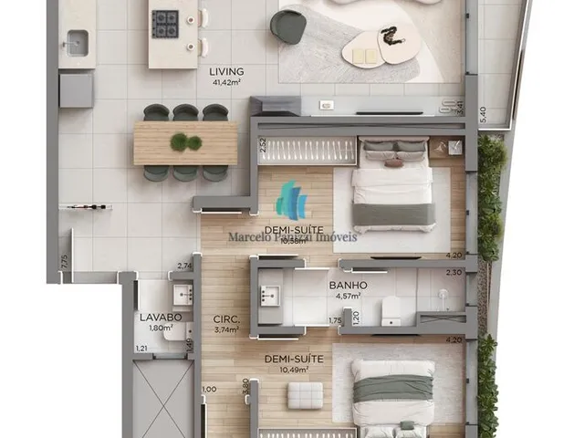 Imagem 8: Apartamento Construção
