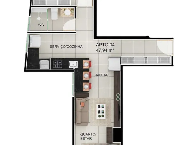 Imagem 3: Terrazzo Cessare