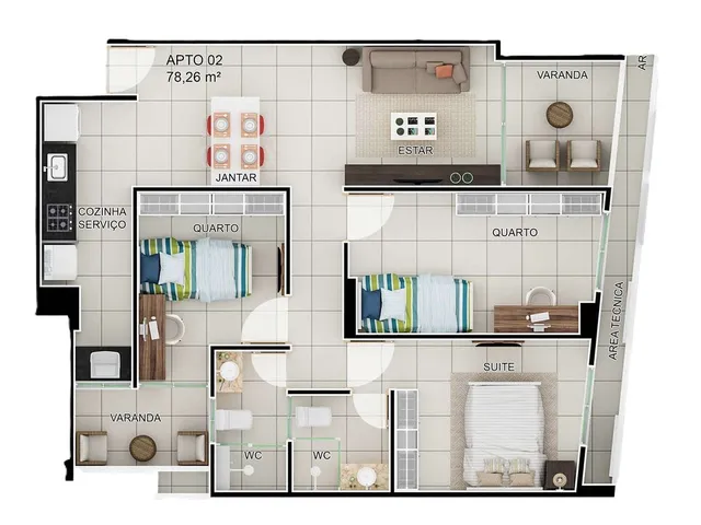Imagem 5: Terrazzo Cessare