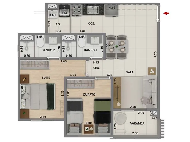 Imagem 4: APARTAMENTO RESIDENCIAL em Rio de Janeiro - RJ, Barra Olímpica